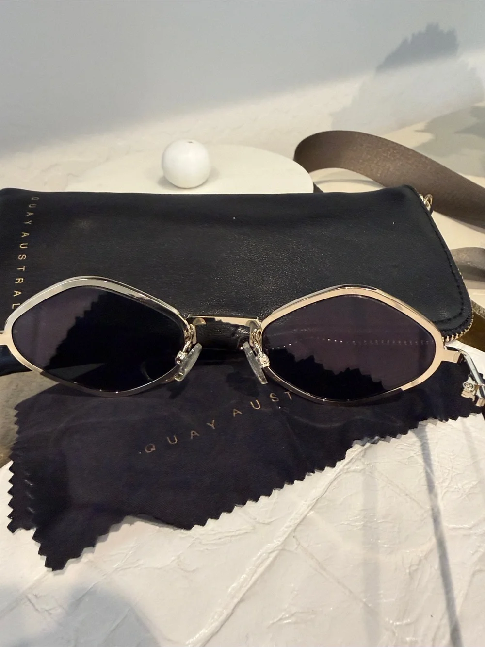 Quay x Kylie Jenner Purple Honey sunglasses